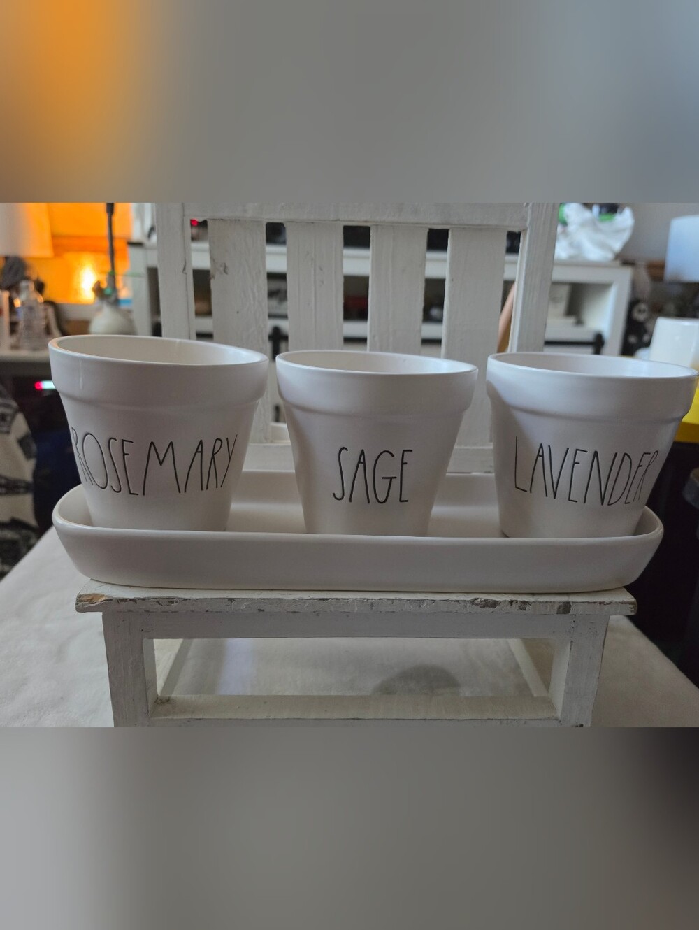 Rae Dunn Candle Trio Set